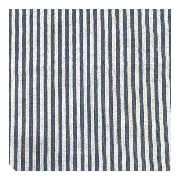 Linen Blend Stripe Fabric Samples Lot craft Kaufman Polyester Blue & White - Picture 3 of 16